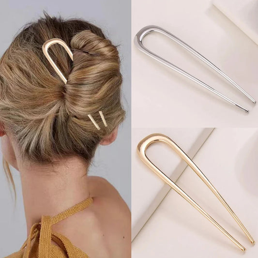 U Shaped Metal Hairpin