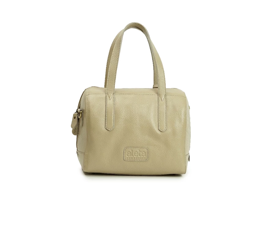 Milea Leather Boston Bag