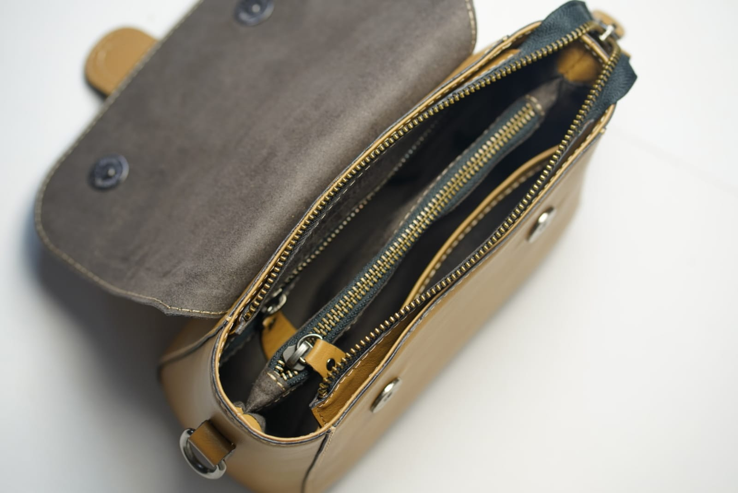 Belize European Leather Satchel Crossbody