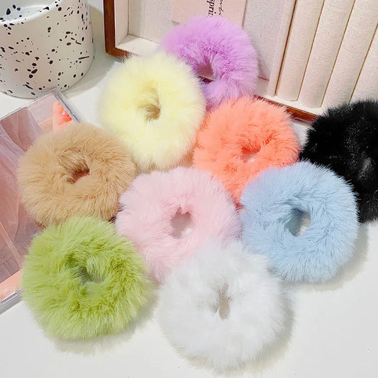 Fluffy Ponytail Holders