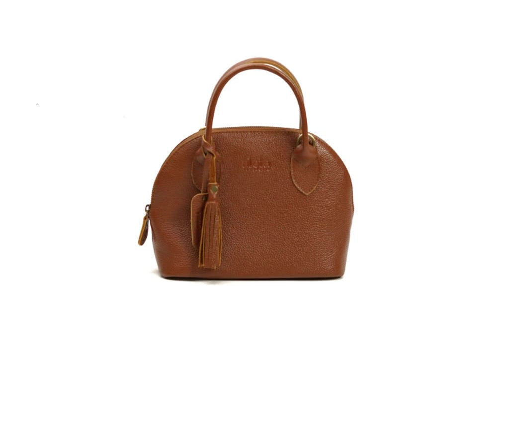 Naomi Leather Dome Handbag