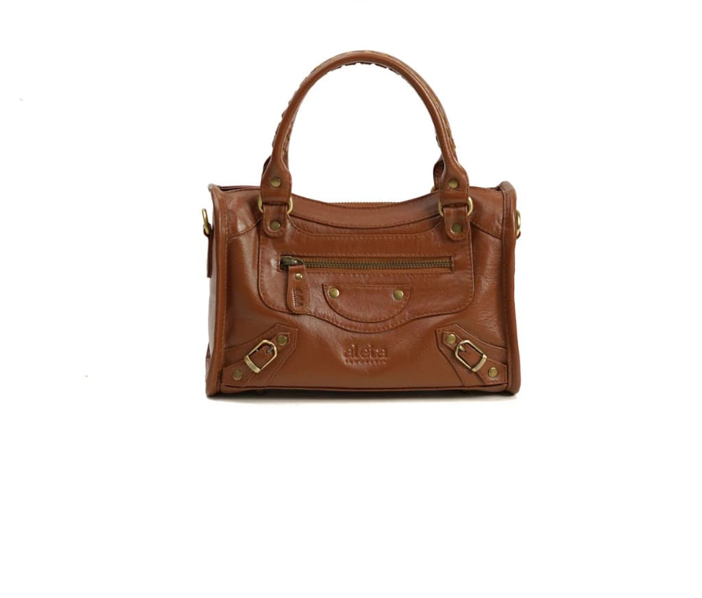 Janeth Leather Edge Crossbody