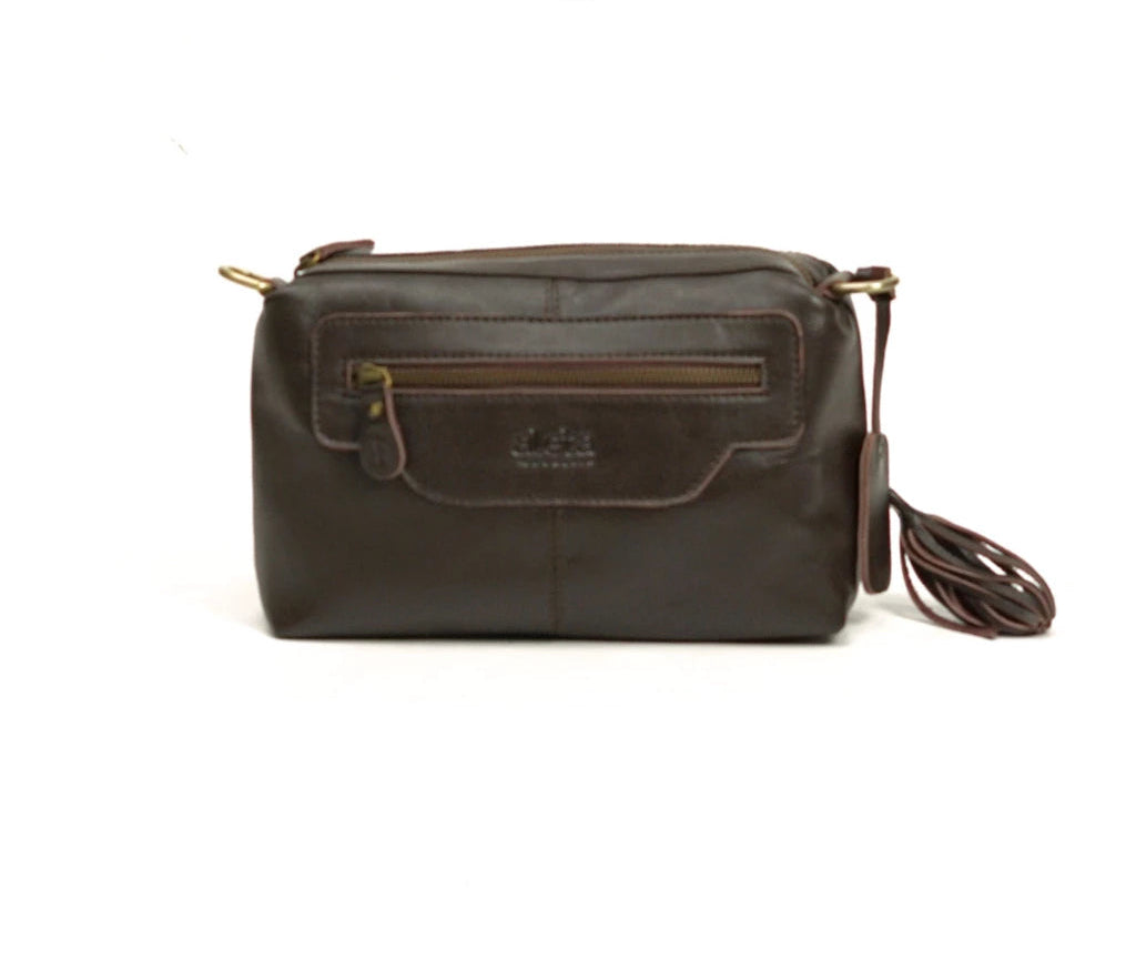 Arimbi Leather Crossbody Bag