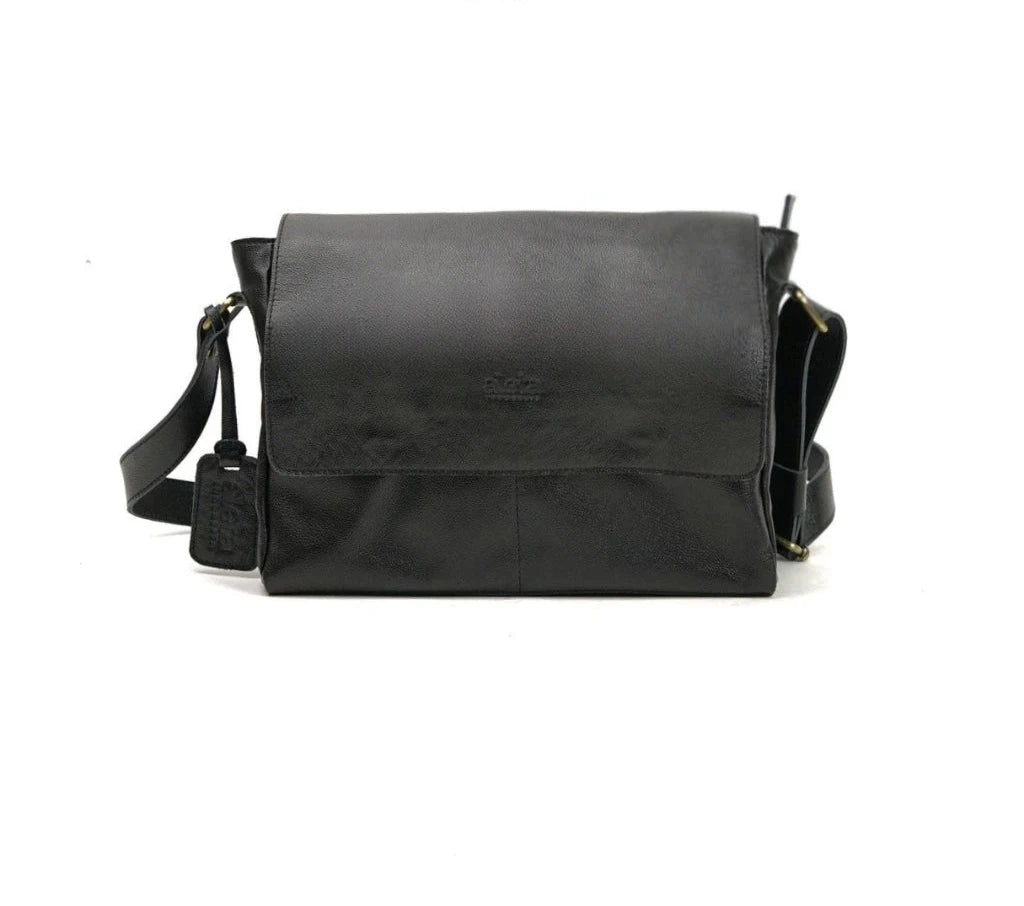 Lewis Leather Messenger Bag