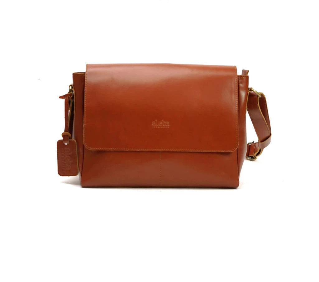 Lewis Leather Messenger Bag