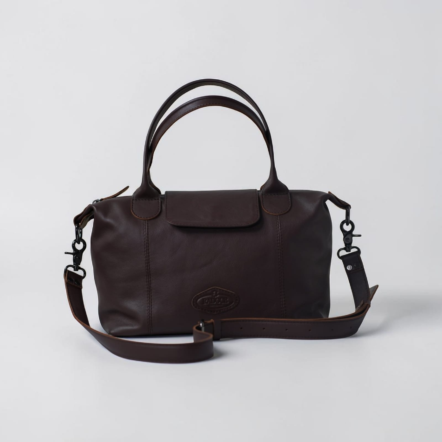 Alicia European Leather Heritage Satchel Tote