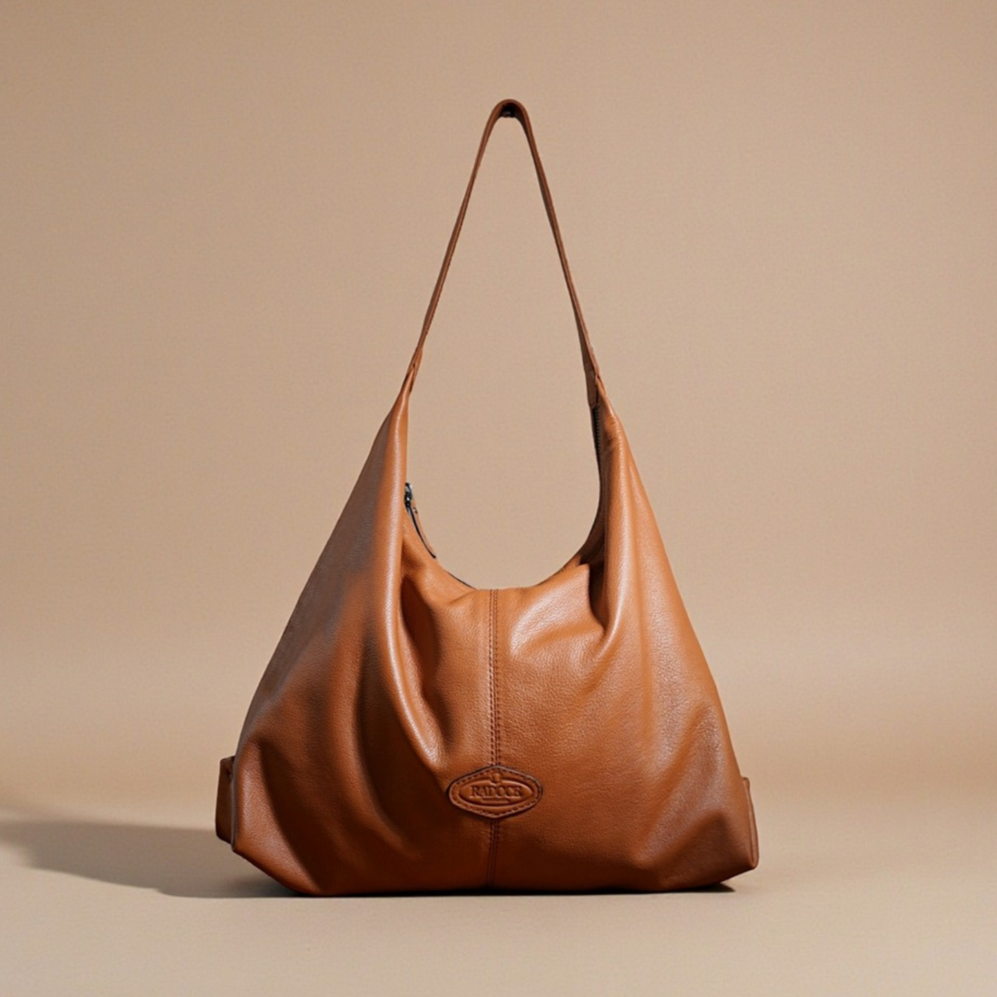 Bona Large Heritage European Leather Slouchy Hobo