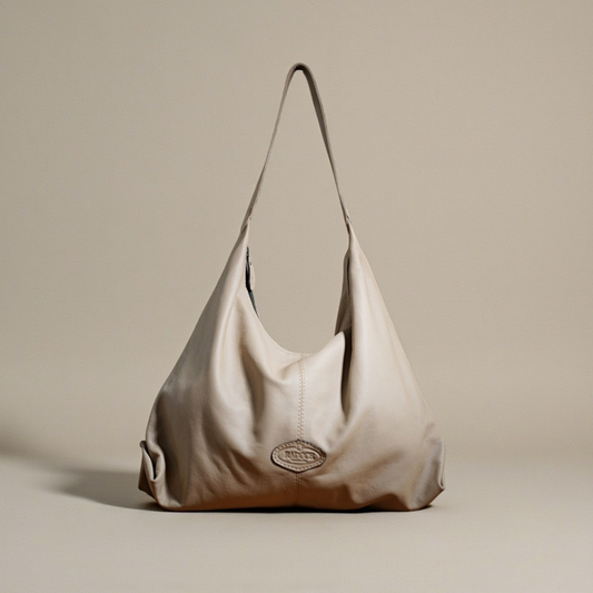 Bona Large Heritage European Leather Slouchy Hobo