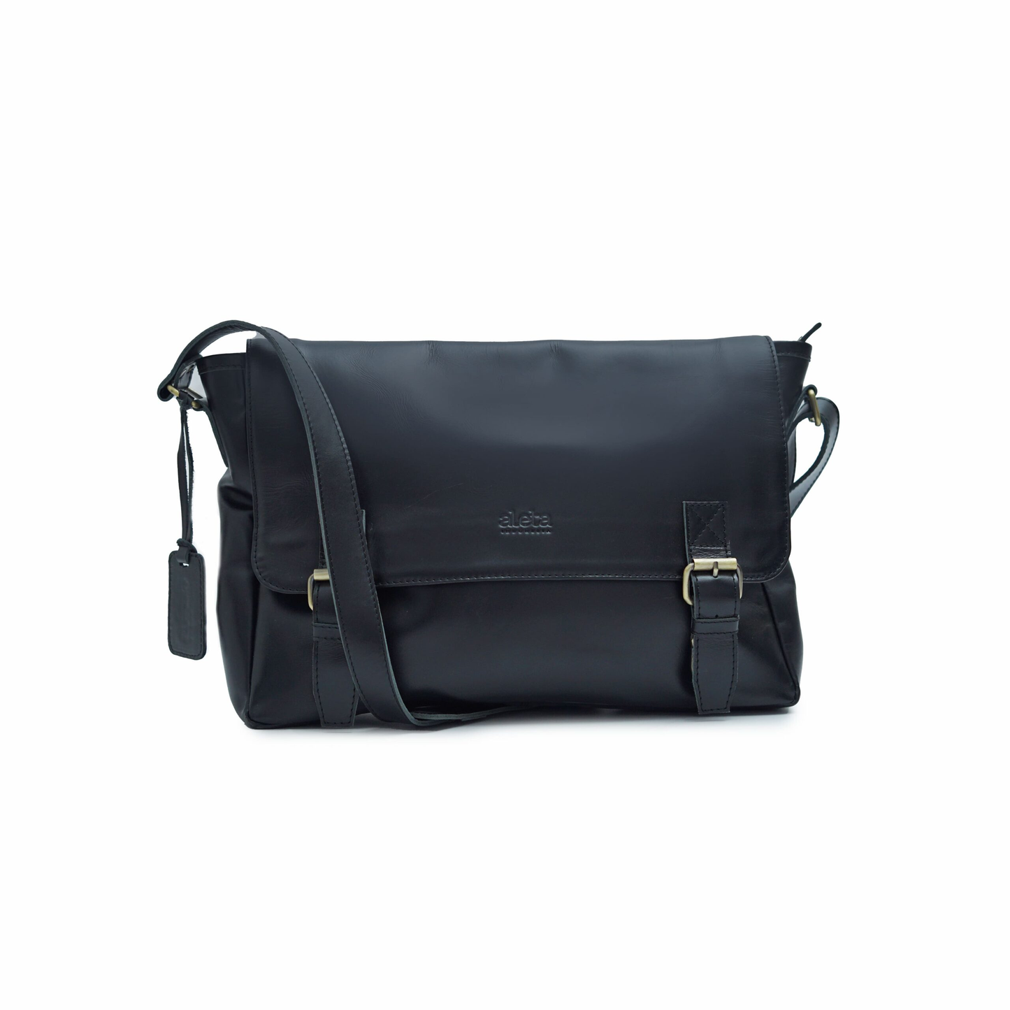 Rashif Leather Messenger Bag