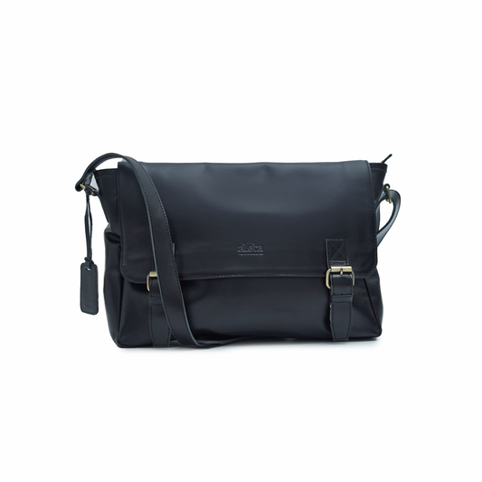 Rashif Leather Messenger Bag