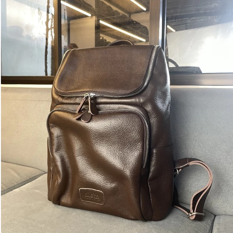 Hody Pebbled Leather Backpack
