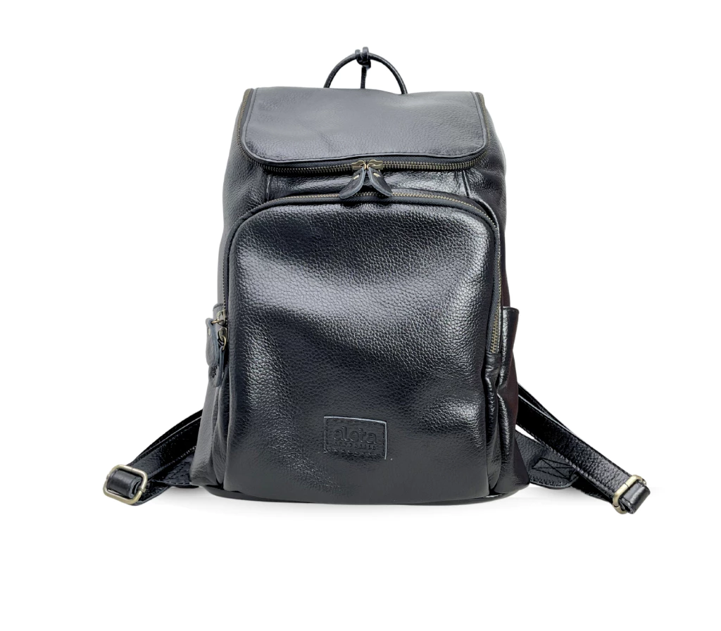 Hody Pebbled Leather Backpack