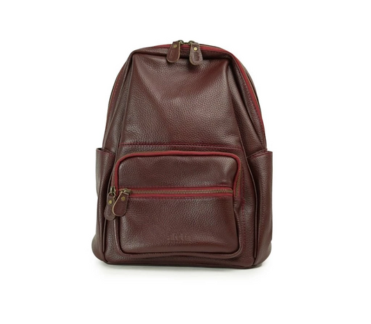 Andhira Pebbled Leather Backpack