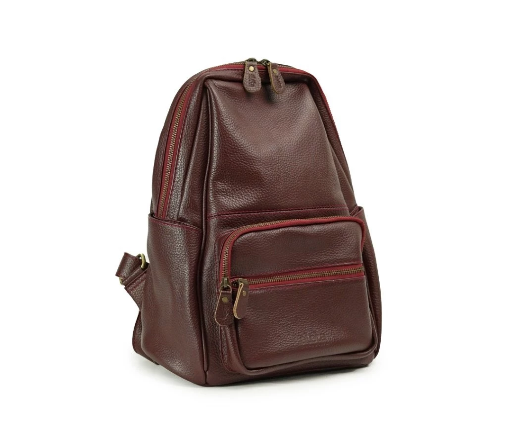 Andhira Pebbled Leather Backpack