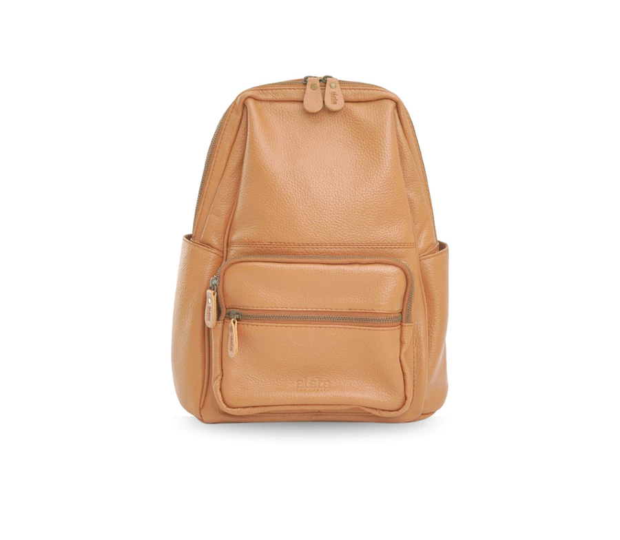 Andhira Pebbled Leather Backpack