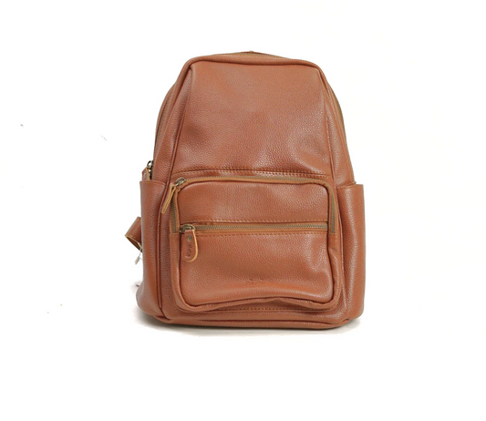Andhira Pebbled Leather Backpack