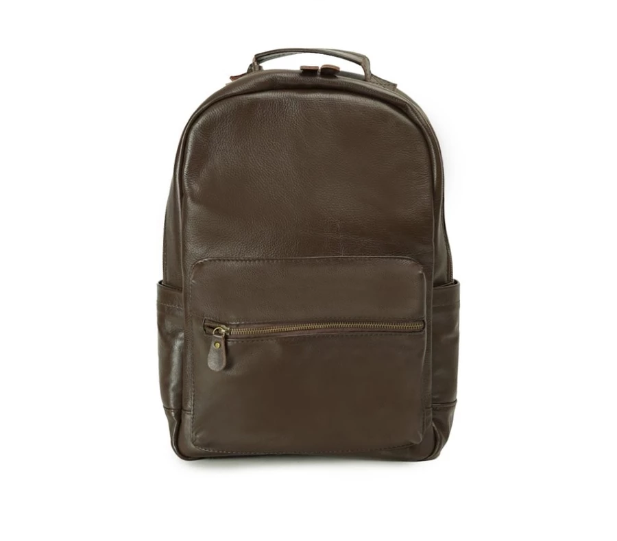 Nafis Pebbled Leather Backpack