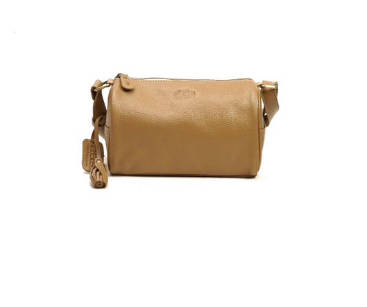 Leather Barrel Bag
