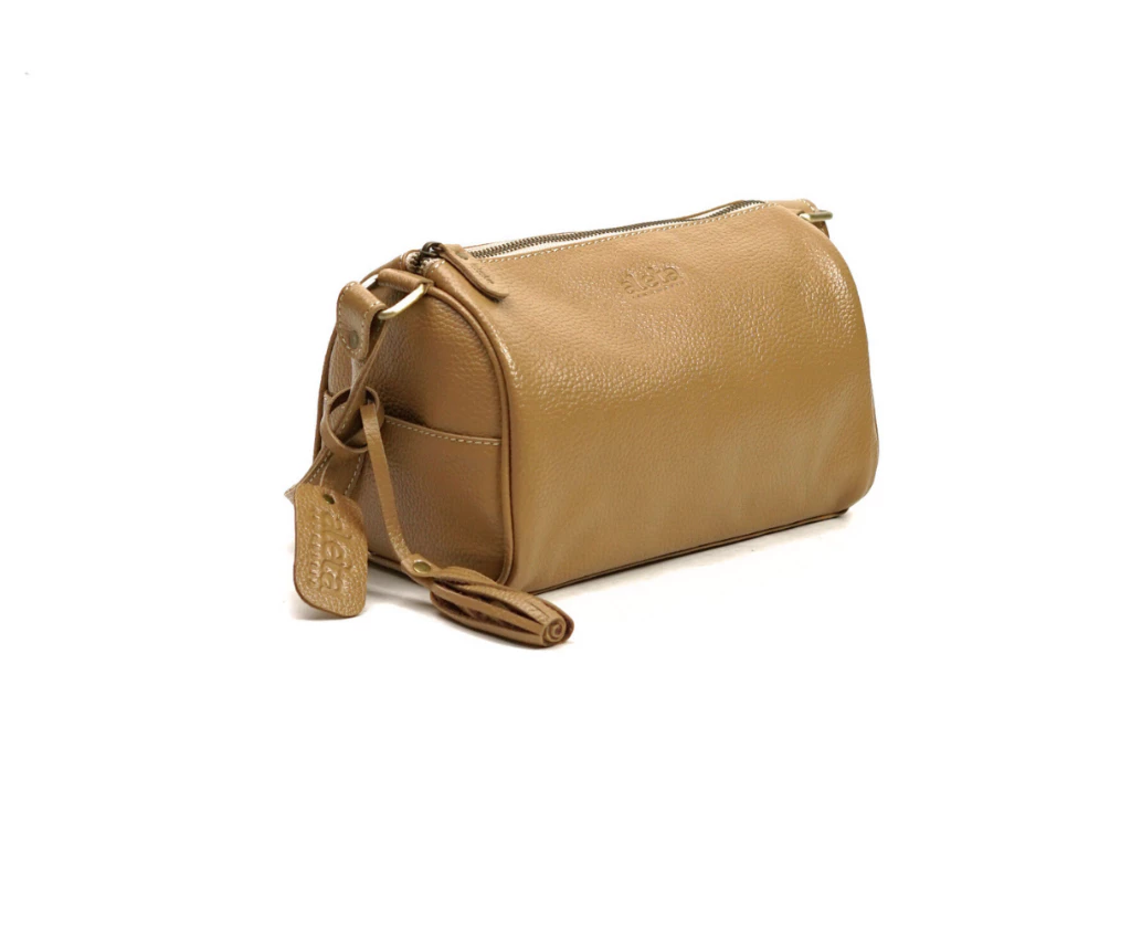 Leather Barrel Bag