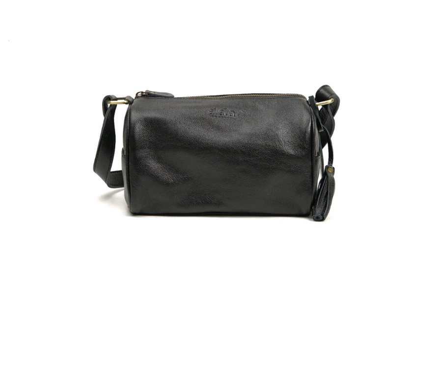 Leather Barrel Bag