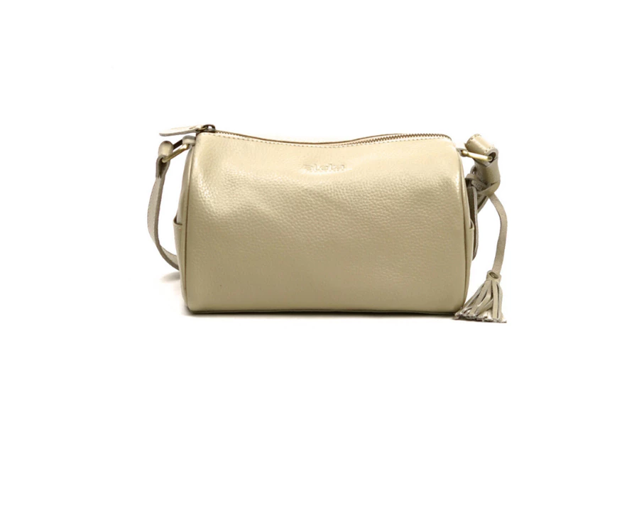 Leather Barrel Bag