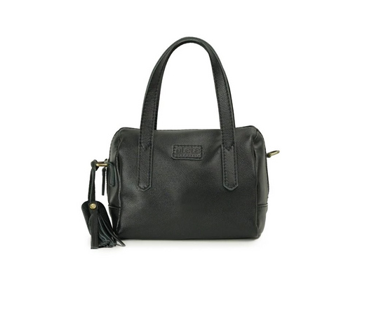 Milea Leather Mini Boston Bag