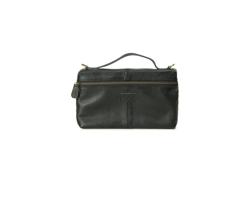 Moony Leather Clutch & Crossbody