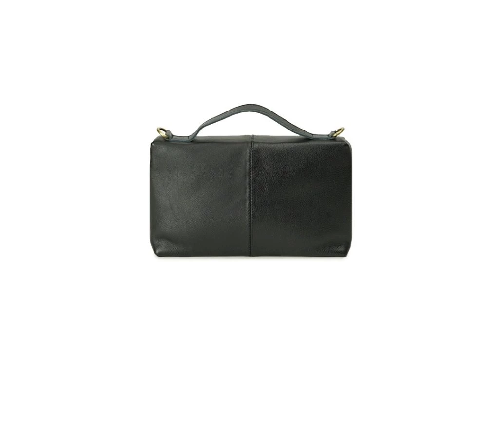 Moony Leather Clutch & Crossbody