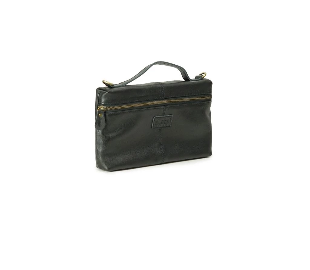 Moony Leather Clutch & Crossbody
