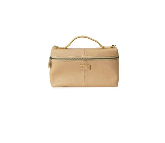 Moony Leather Clutch & Crossbody