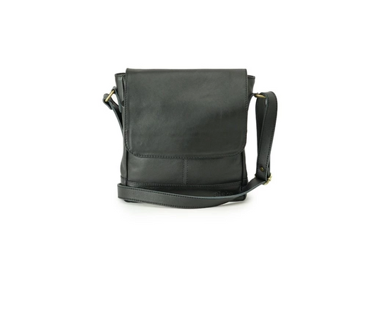 Liam Leather Flap Messenger