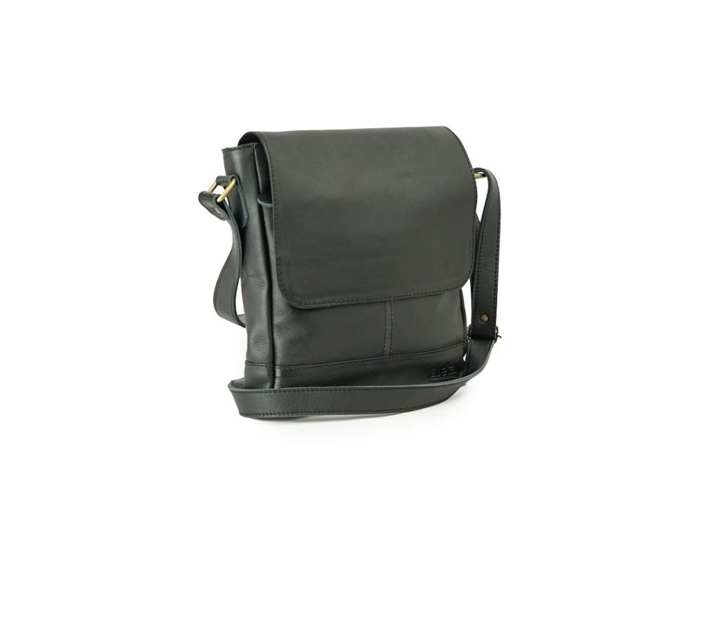 Liam Leather Flap Messenger