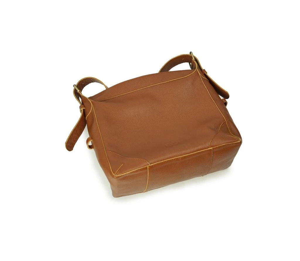 Chalya Leather Slouchy Hobo