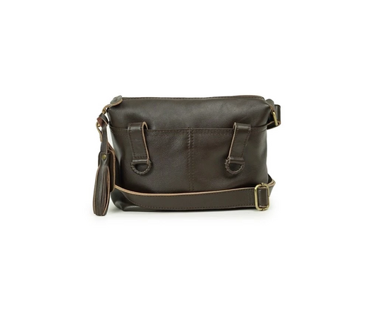 Bertha Leather Multi-Pocket Crossbody