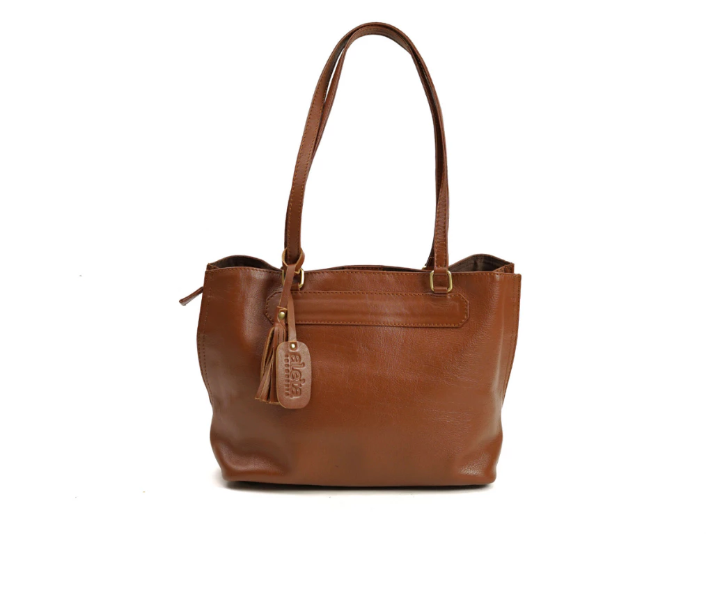 Rachel Leather Shoulder Tote