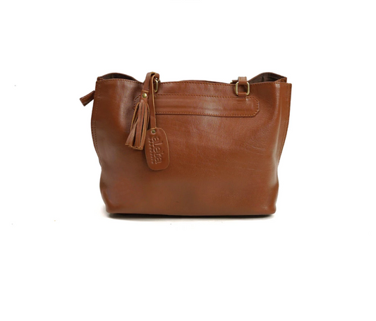 Rachel Leather Shoulder Tote