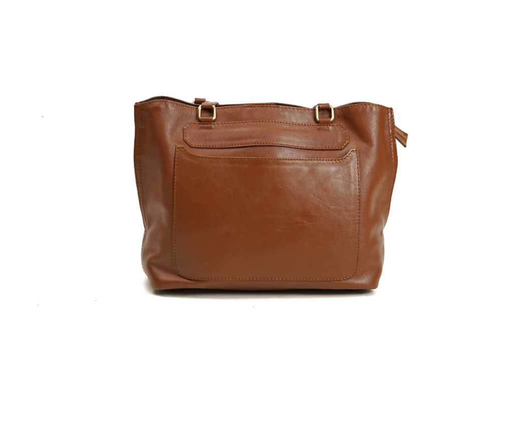 Rachel Leather Shoulder Tote