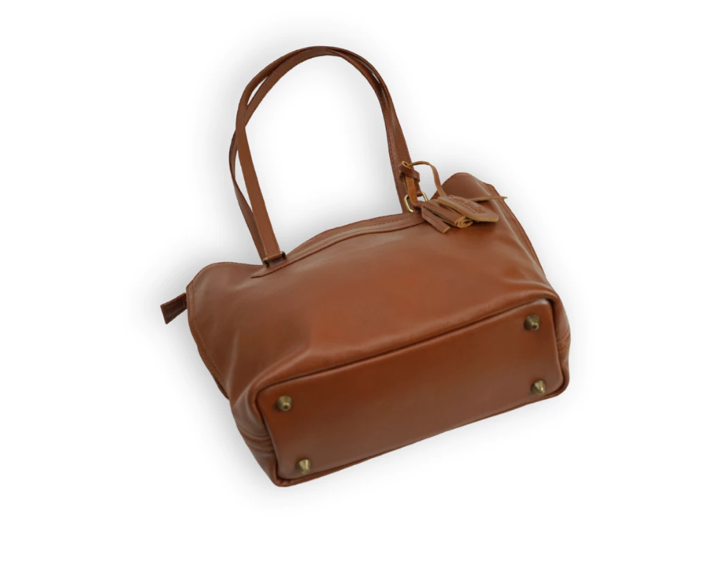 Rachel Leather Shoulder Tote