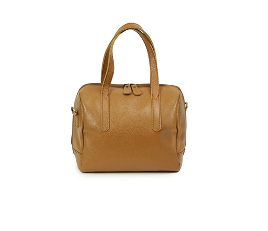 Milea Leather Boston Bag