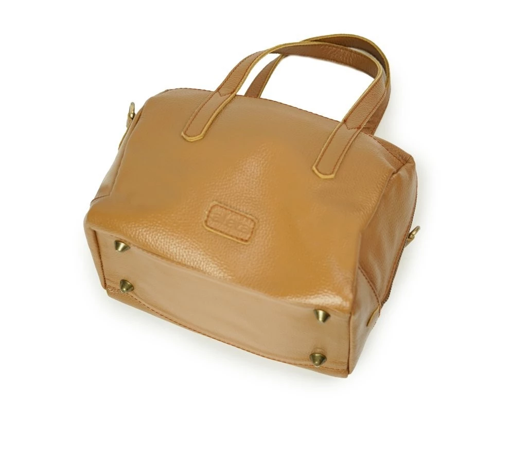 Milea Leather Boston Bag