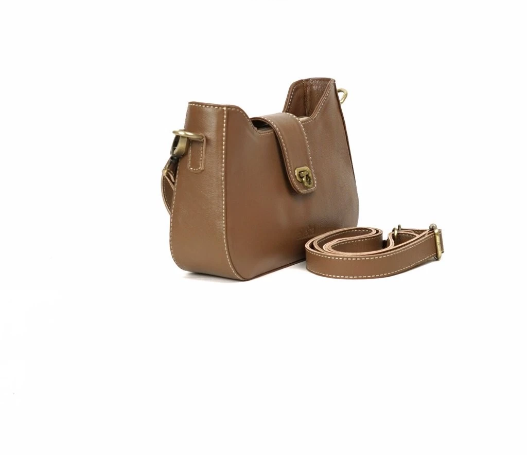 Mika Convertible Leather Shoulder Bag