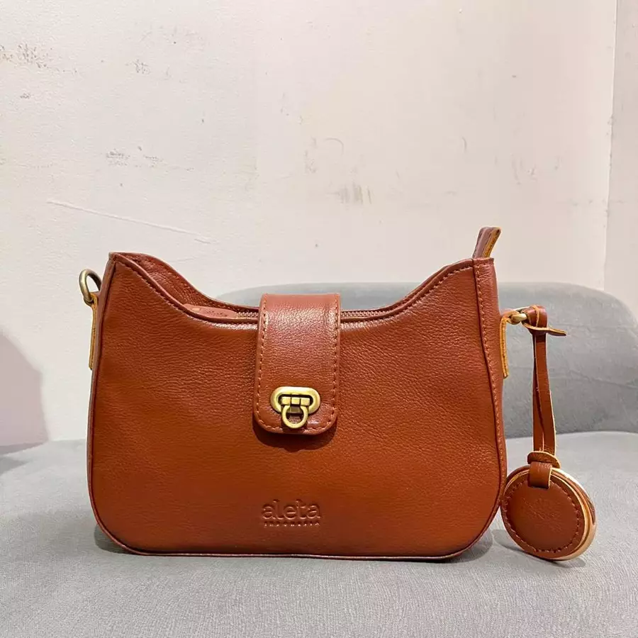 Mika Convertible Leather Shoulder Bag