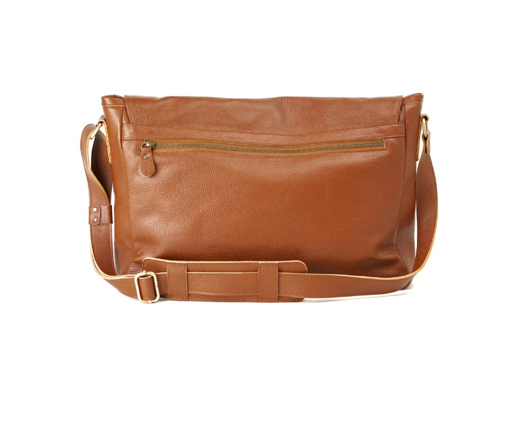Rashif Leather Messenger Bag