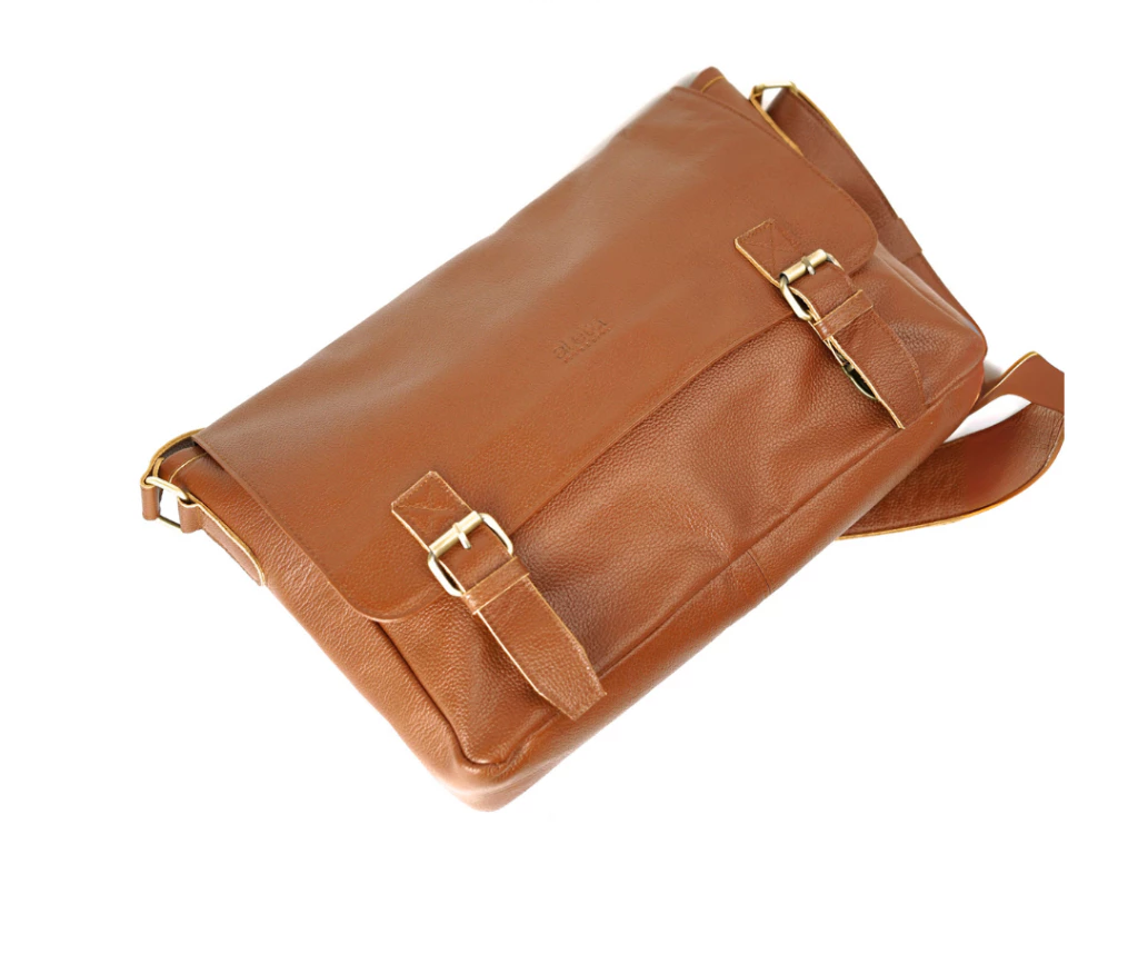 Rashif Leather Messenger Bag