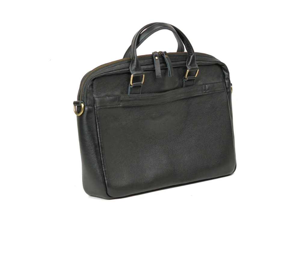Laya Leather Laptop Briefcase