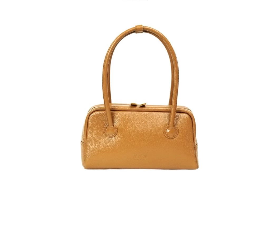 Prasya Leather Baguette Bag