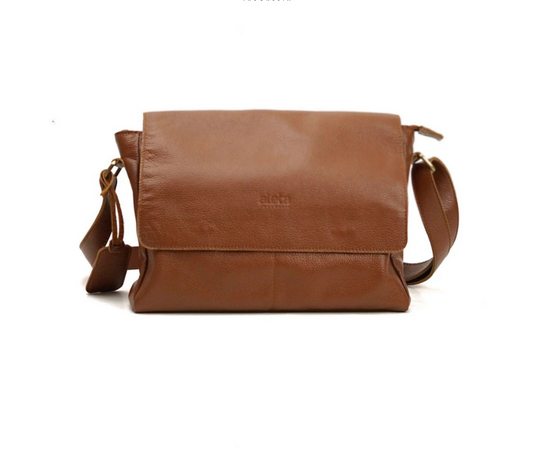 Lewis Leather Messenger Bag