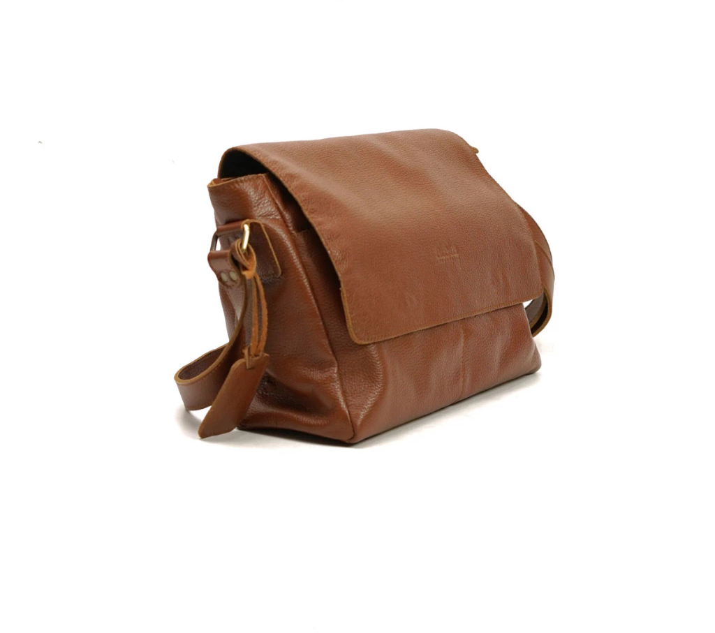 Lewis Leather Messenger Bag