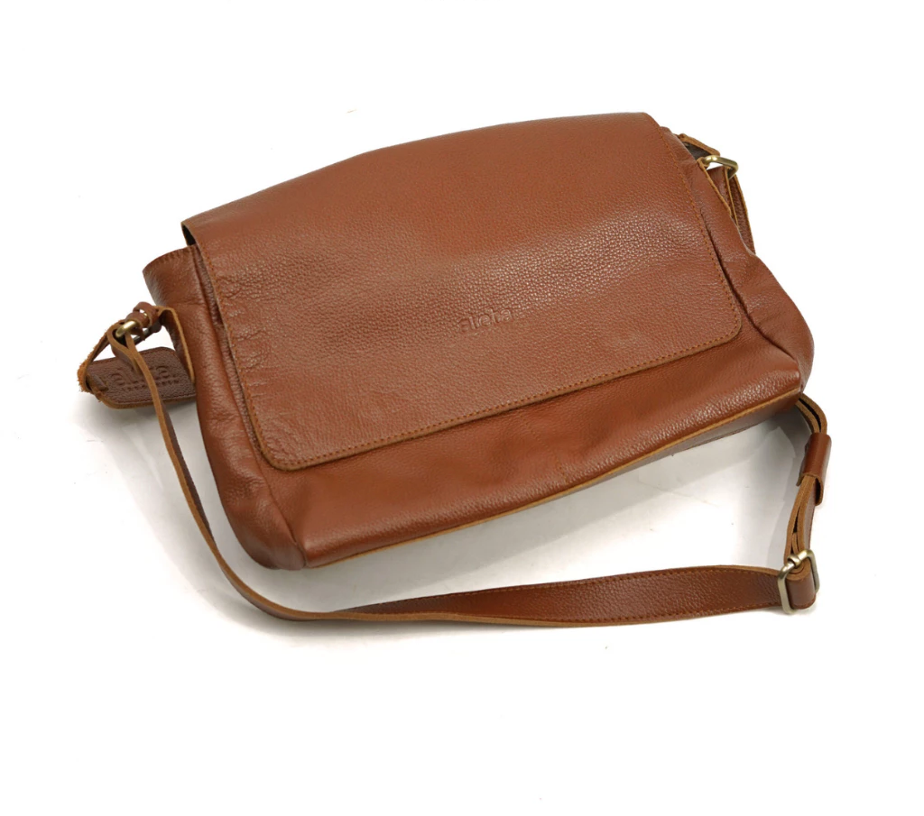 Lewis Leather Messenger Bag