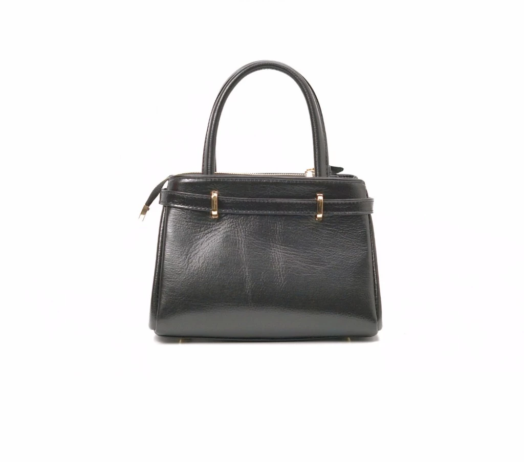 Giselle Belted Leather Mini Tote